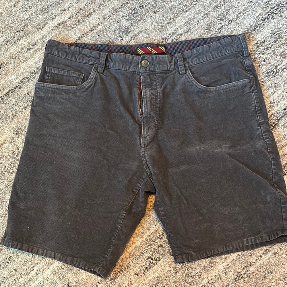 Brooks Brothers Gray Flat Front Casual Shorts